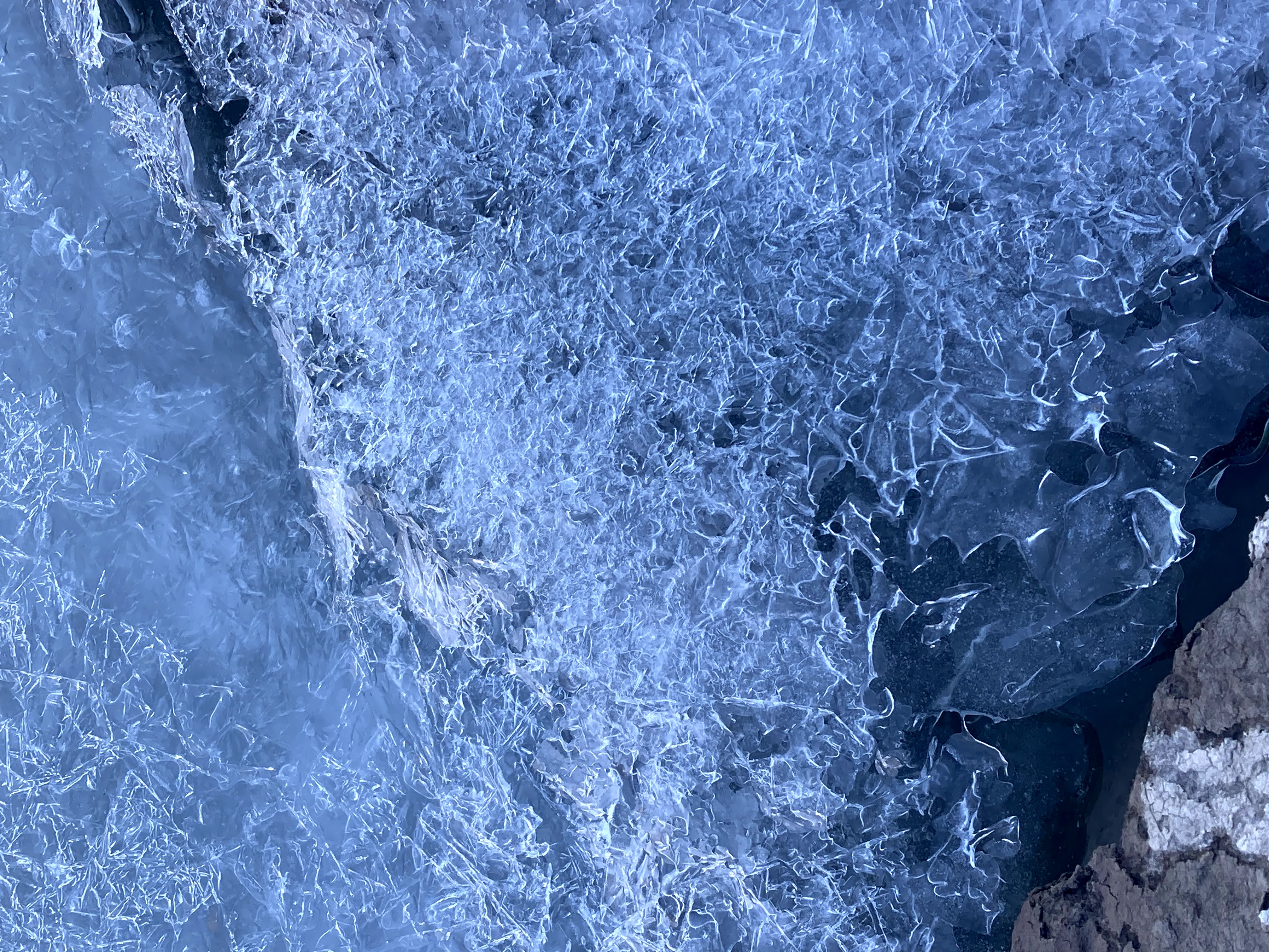 Picture Jaeda took of a frozen river