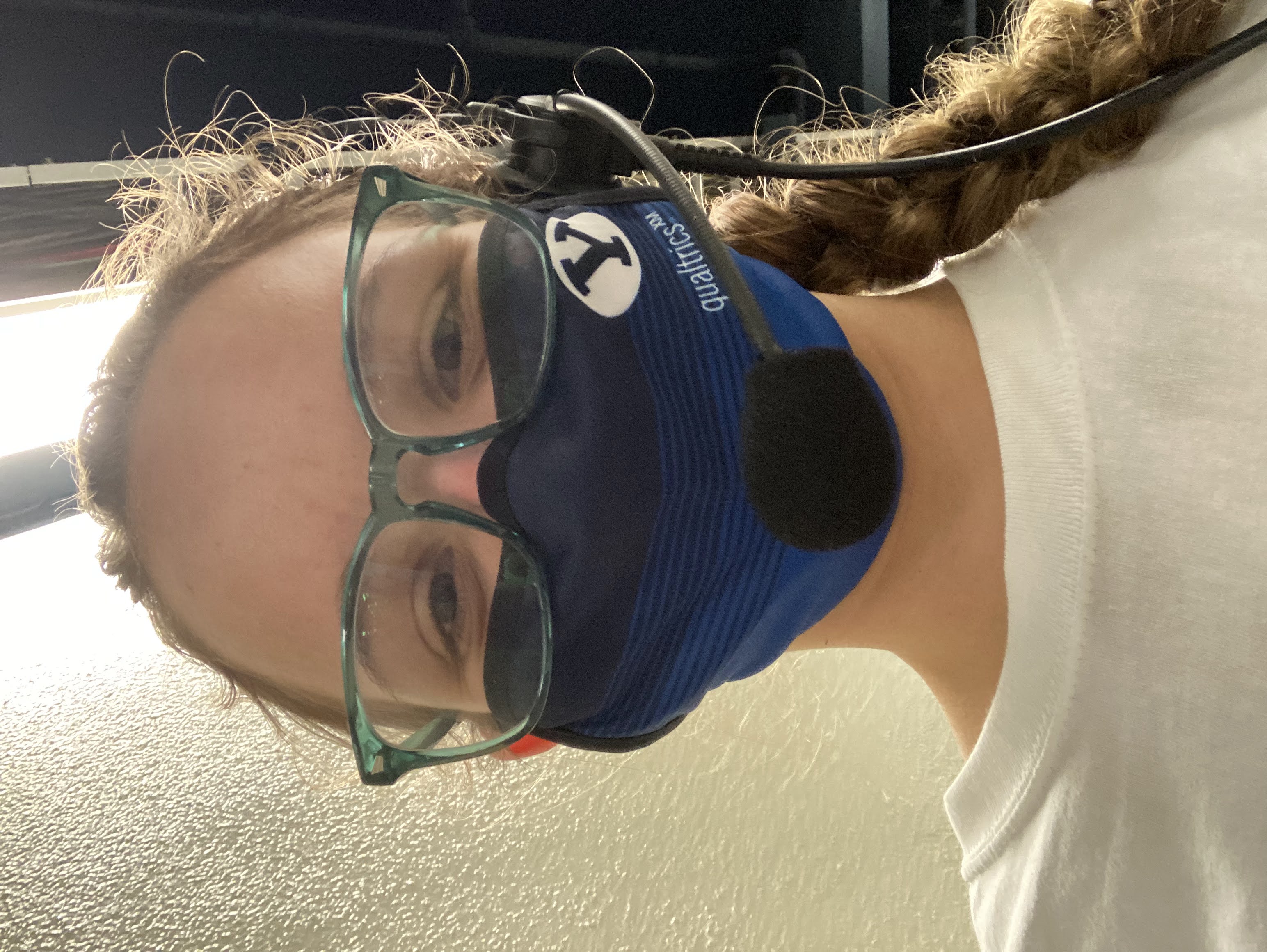 Picture of Jaeda working at her internship